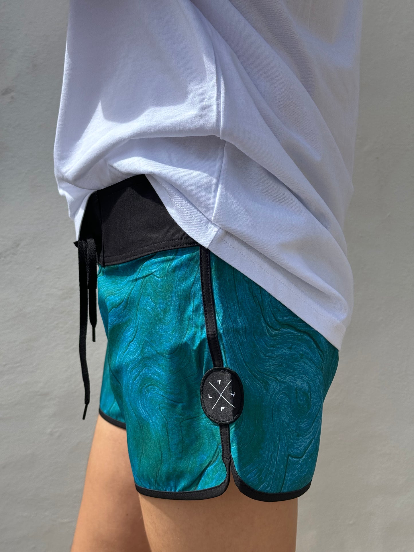 Womens Loyal To The Foil Stretch Eco Boardshorts - Ocean Depth - FREE MERCH INCLUDED!