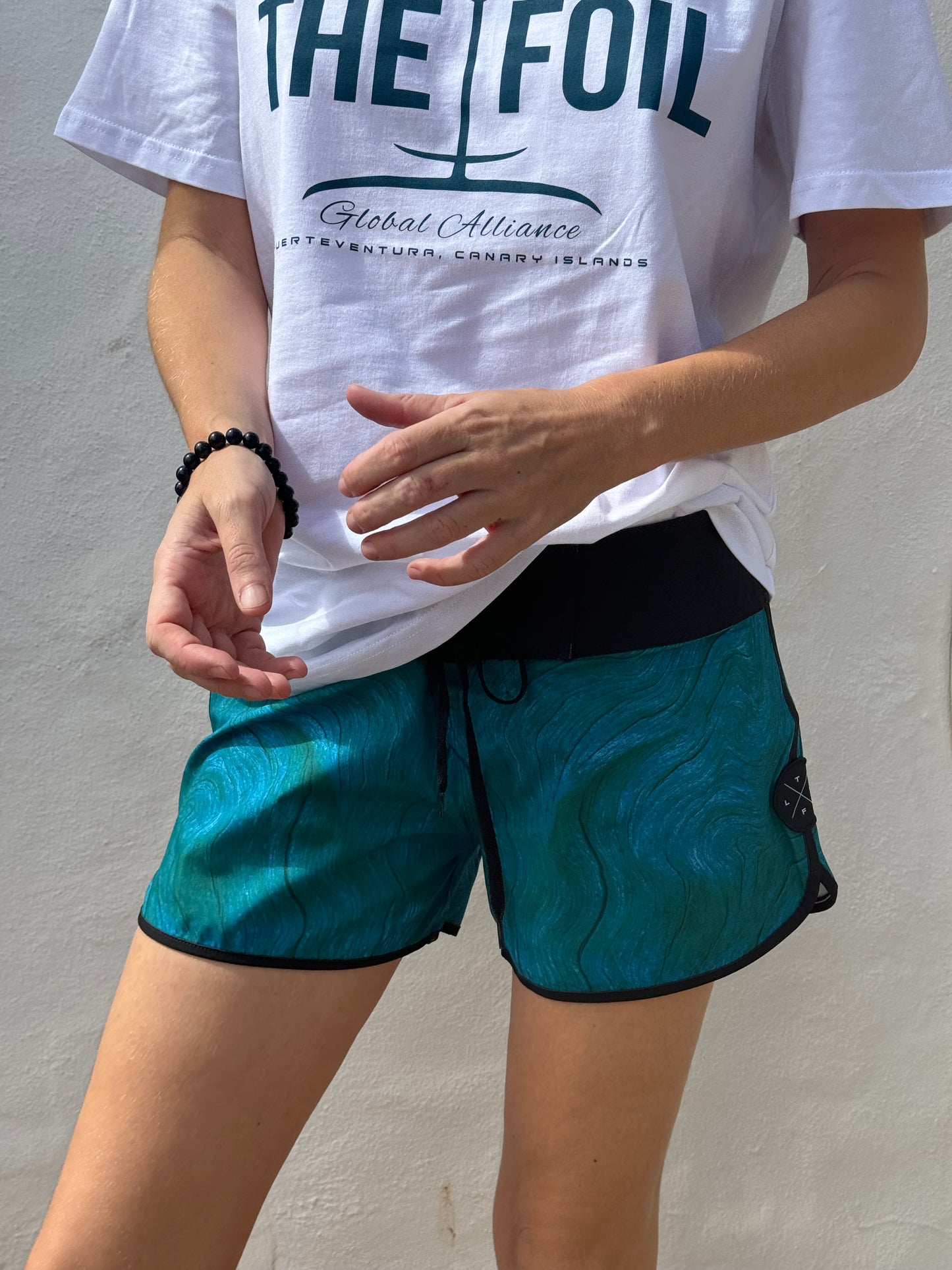 Womens Loyal To The Foil Stretch Eco Boardshorts - Ocean Depth - FREE MERCH INCLUDED!