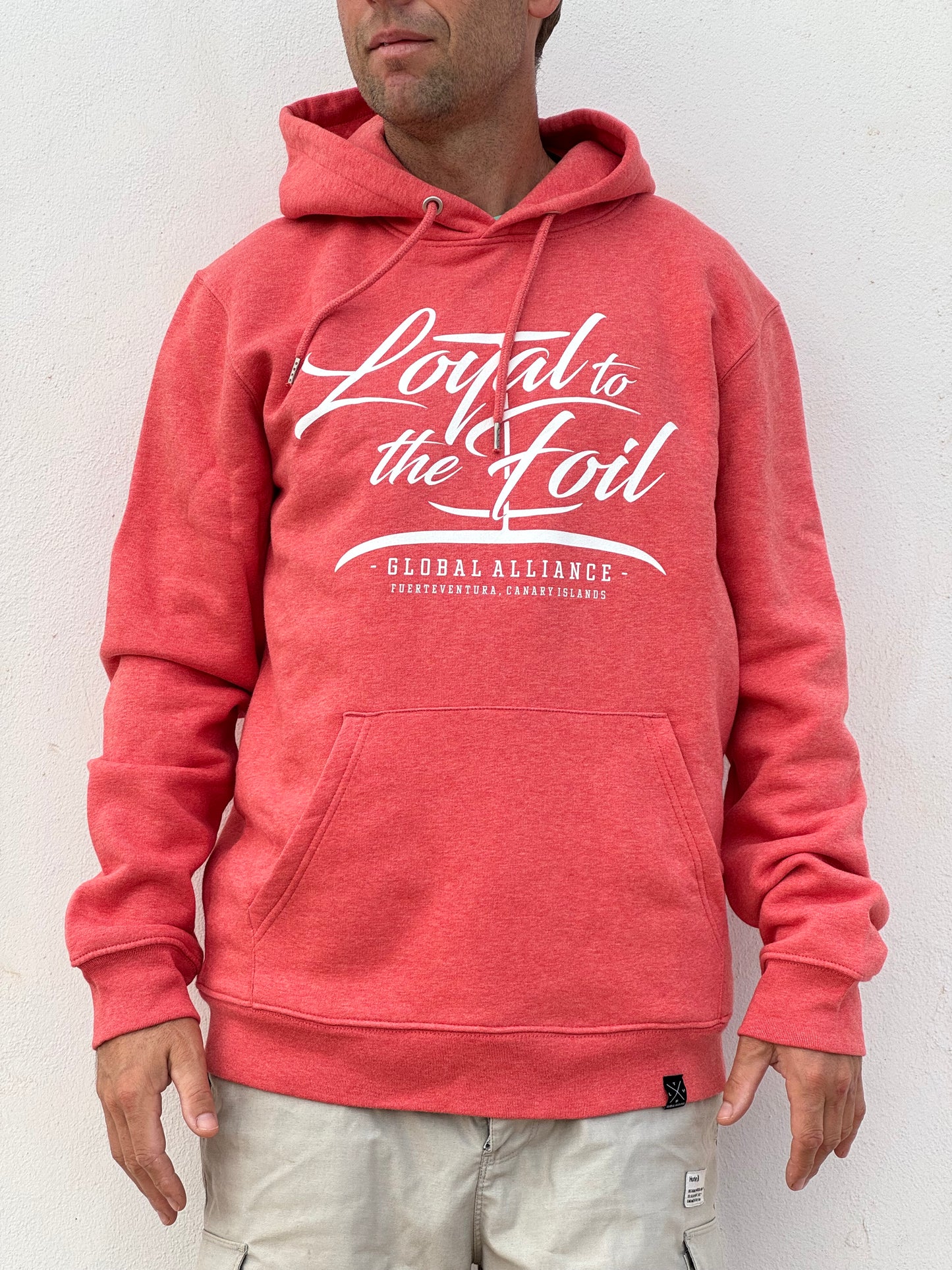 Unisex Loyal To The Foil Pullover Hoodie - Heather Coral Red - FREE MERCH INCLUDED!