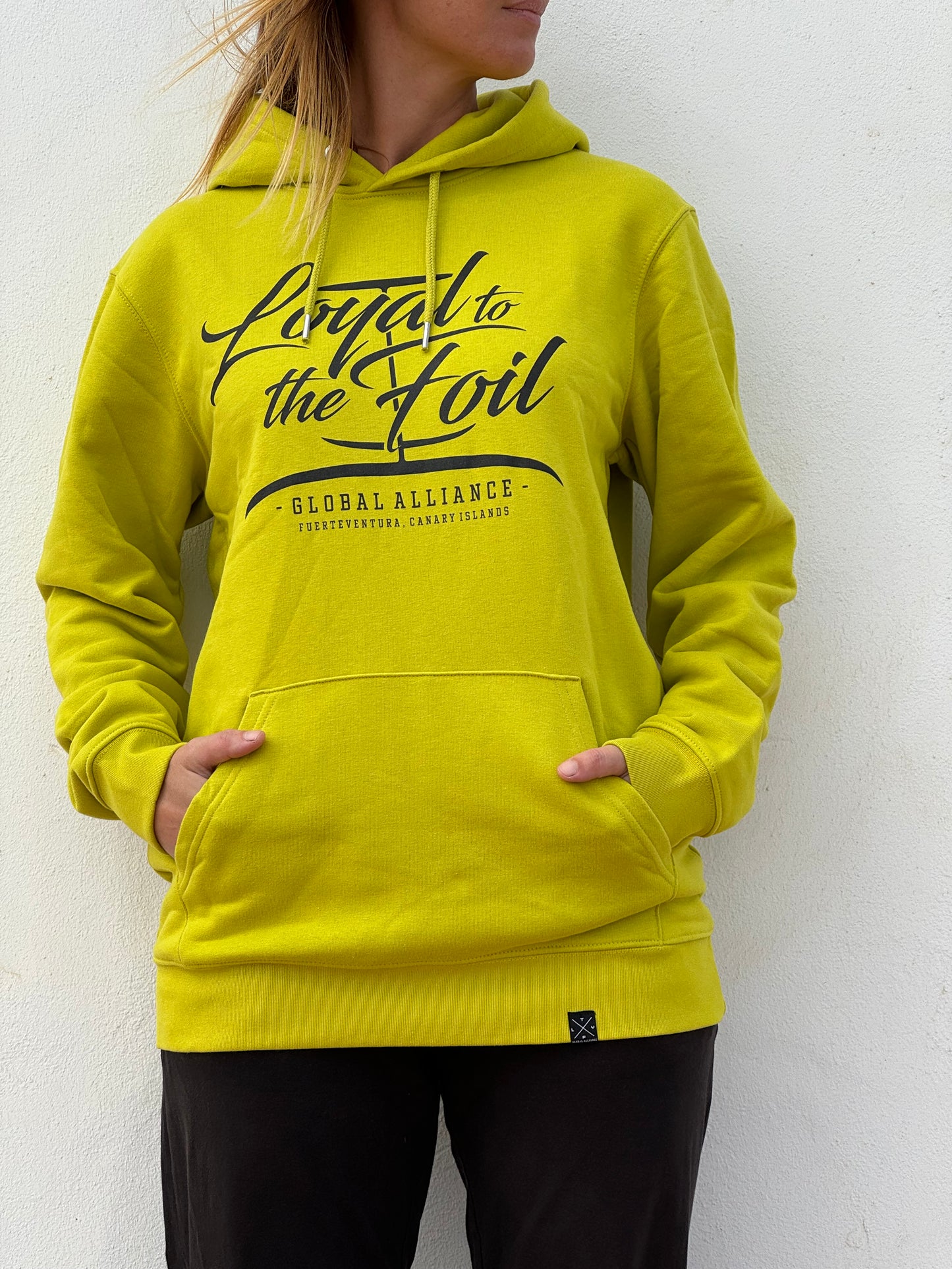 Unisex Loyal To The Foil Pullover Hoodie - Hay Yellow - FREE MERCH INCLUDED!