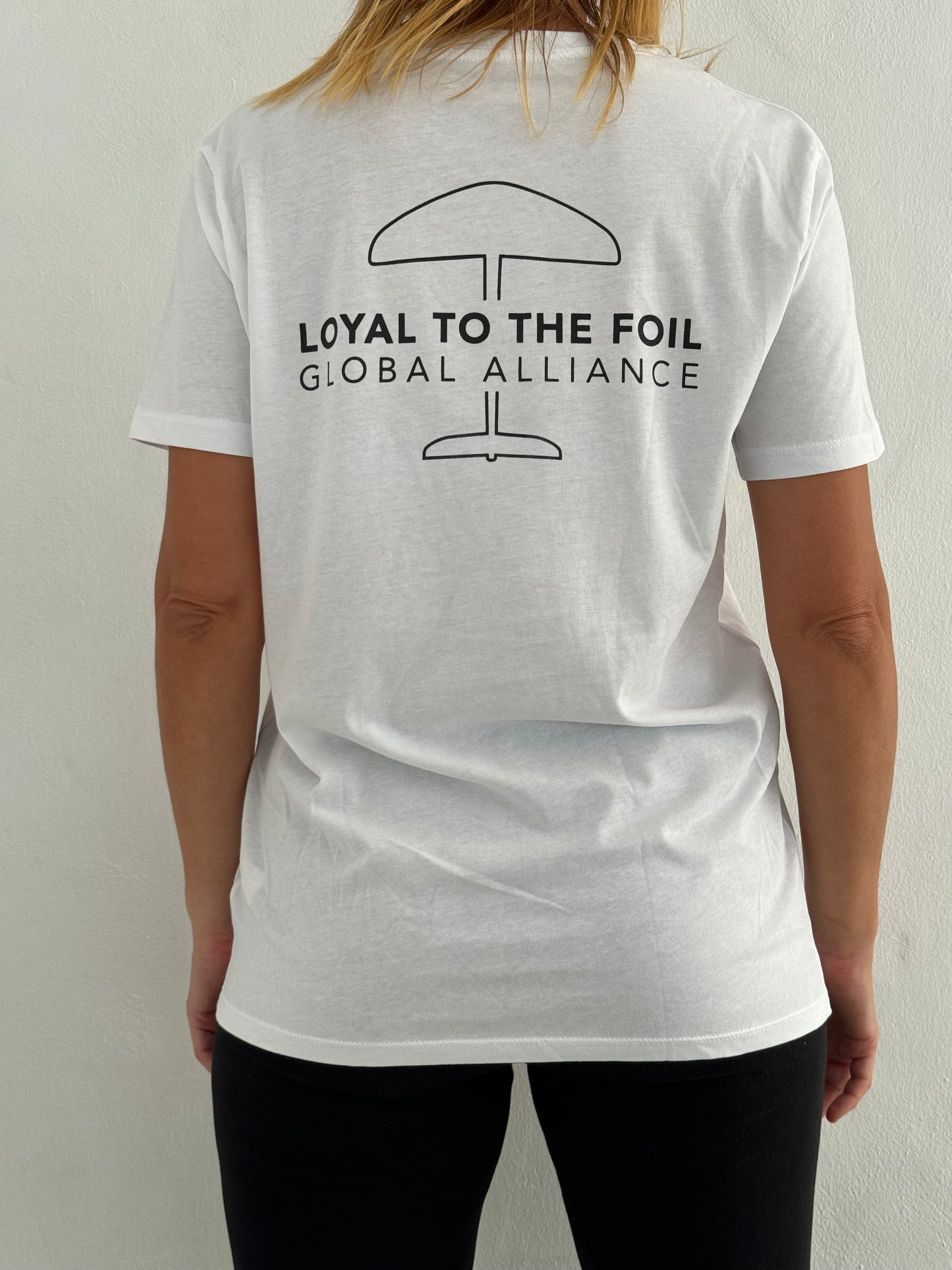 Loyal To The Foil Organic "Diamond/Fuselage" Logo T-Shirt - White