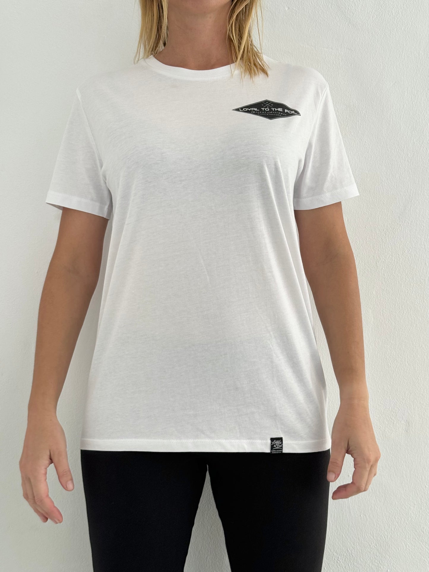 Loyal To The Foil Organic "Diamond/Fuselage" Logo T-Shirt - White