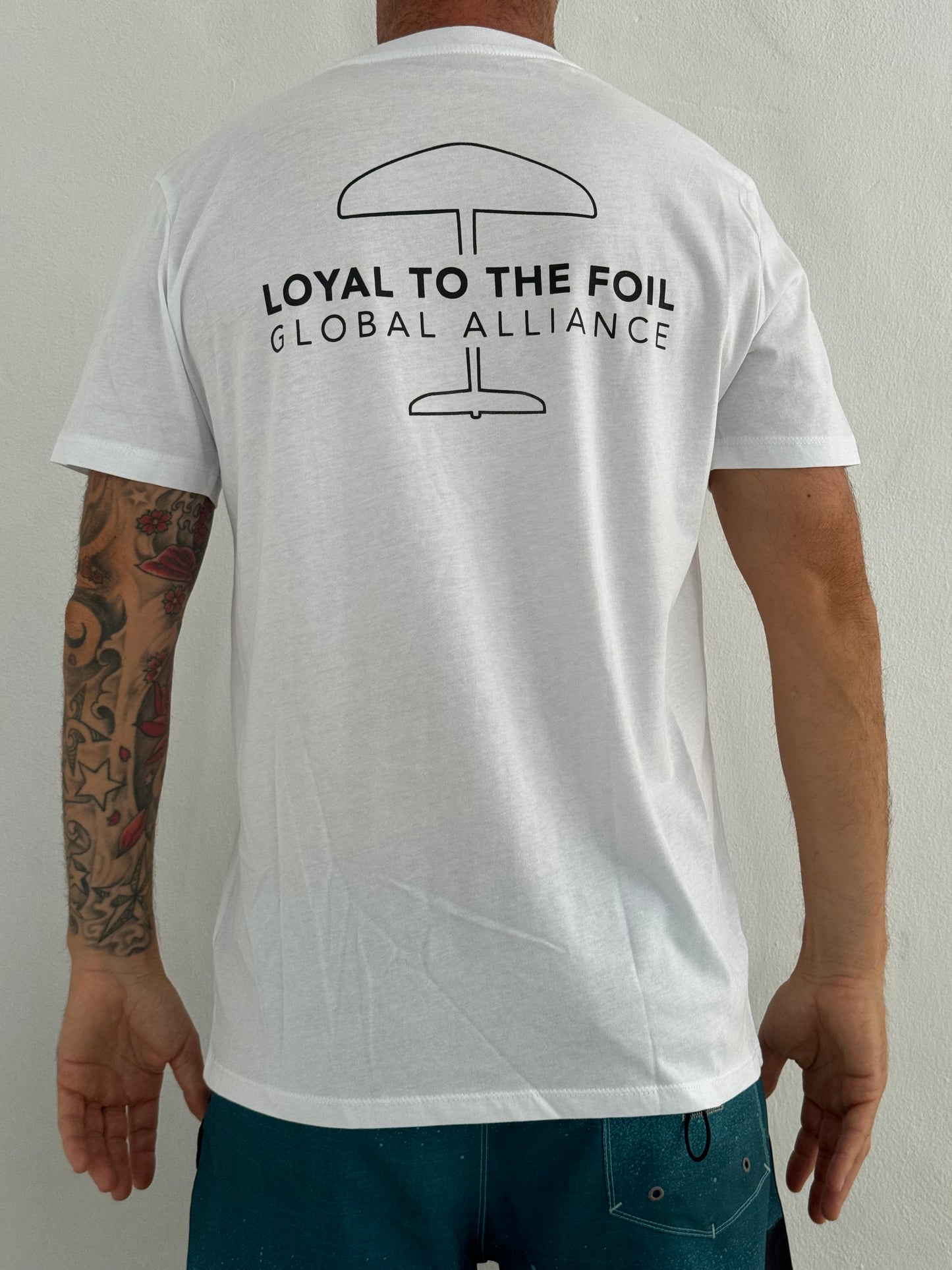 Loyal To The Foil Organic "Diamond/Fuselage" Logo T-Shirt - White