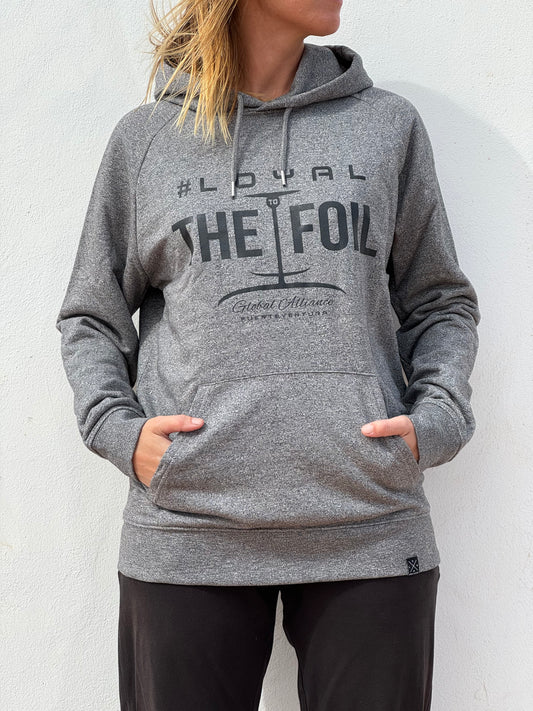 Unisex Loyal To The Foil Pullover Hoodie - Steel Grey - FREE MERCH INCLUDED!