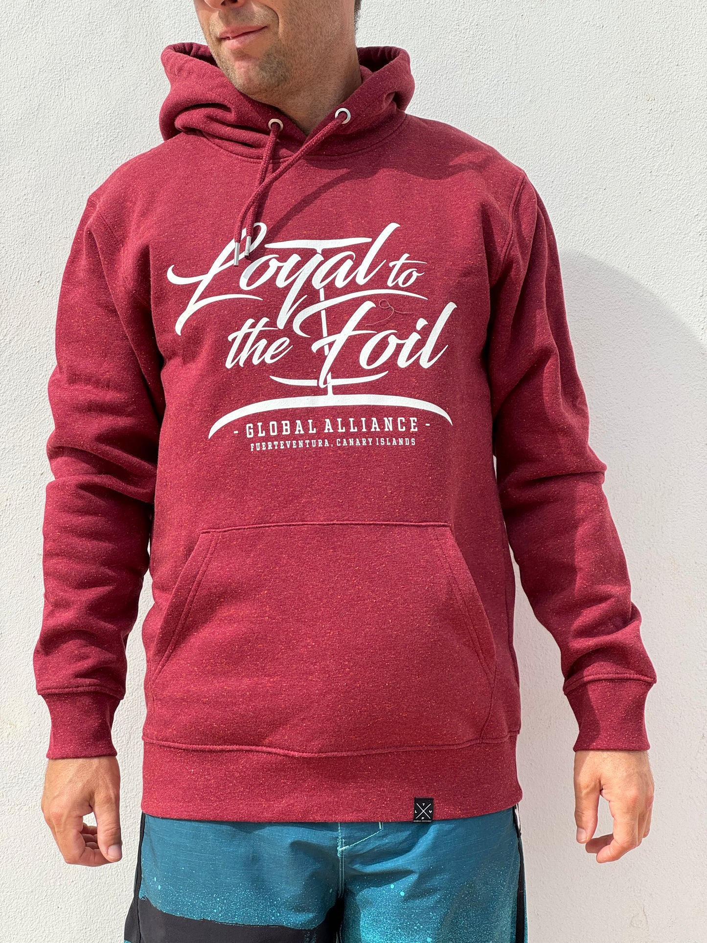 Unisex Loyal To The Foil Pullover Hoodie - Heather Burgundy - FREE MERCH INCLUDED!