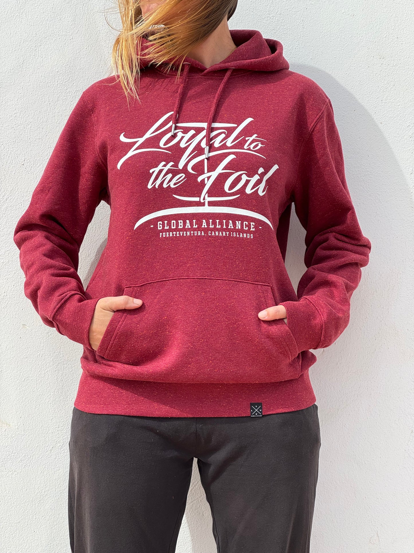 Unisex Loyal To The Foil Pullover Hoodie - Heather Burgundy - FREE MERCH INCLUDED!