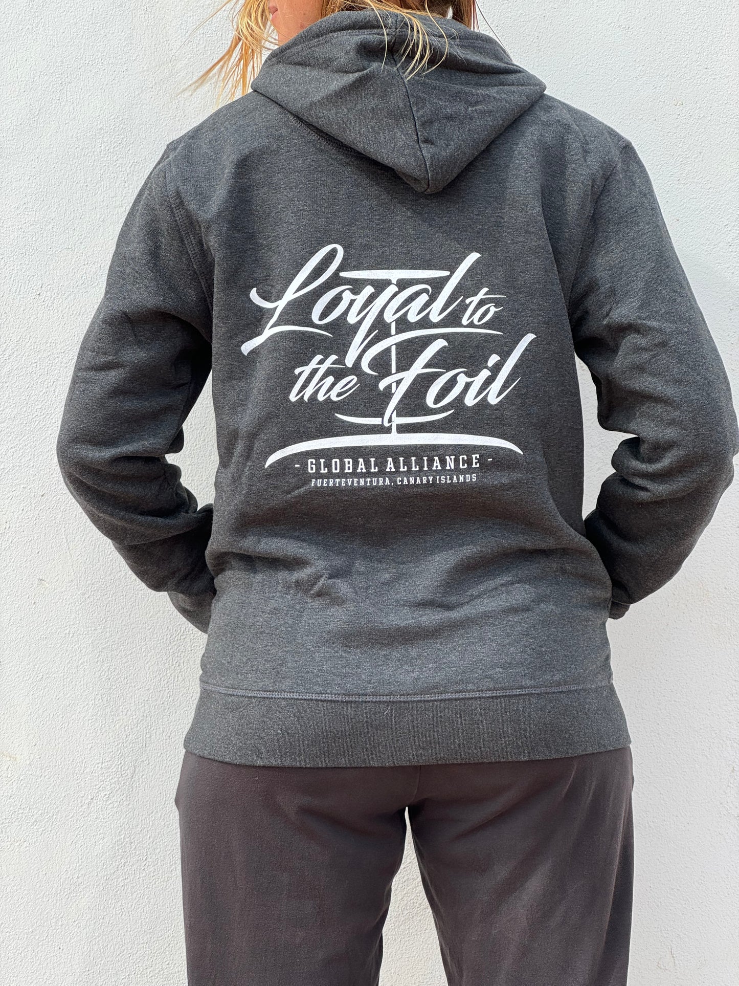 Unisex Loyal To The Foil Pullover Hoodie - Anthracite - FREE MERCH INCLUDED!