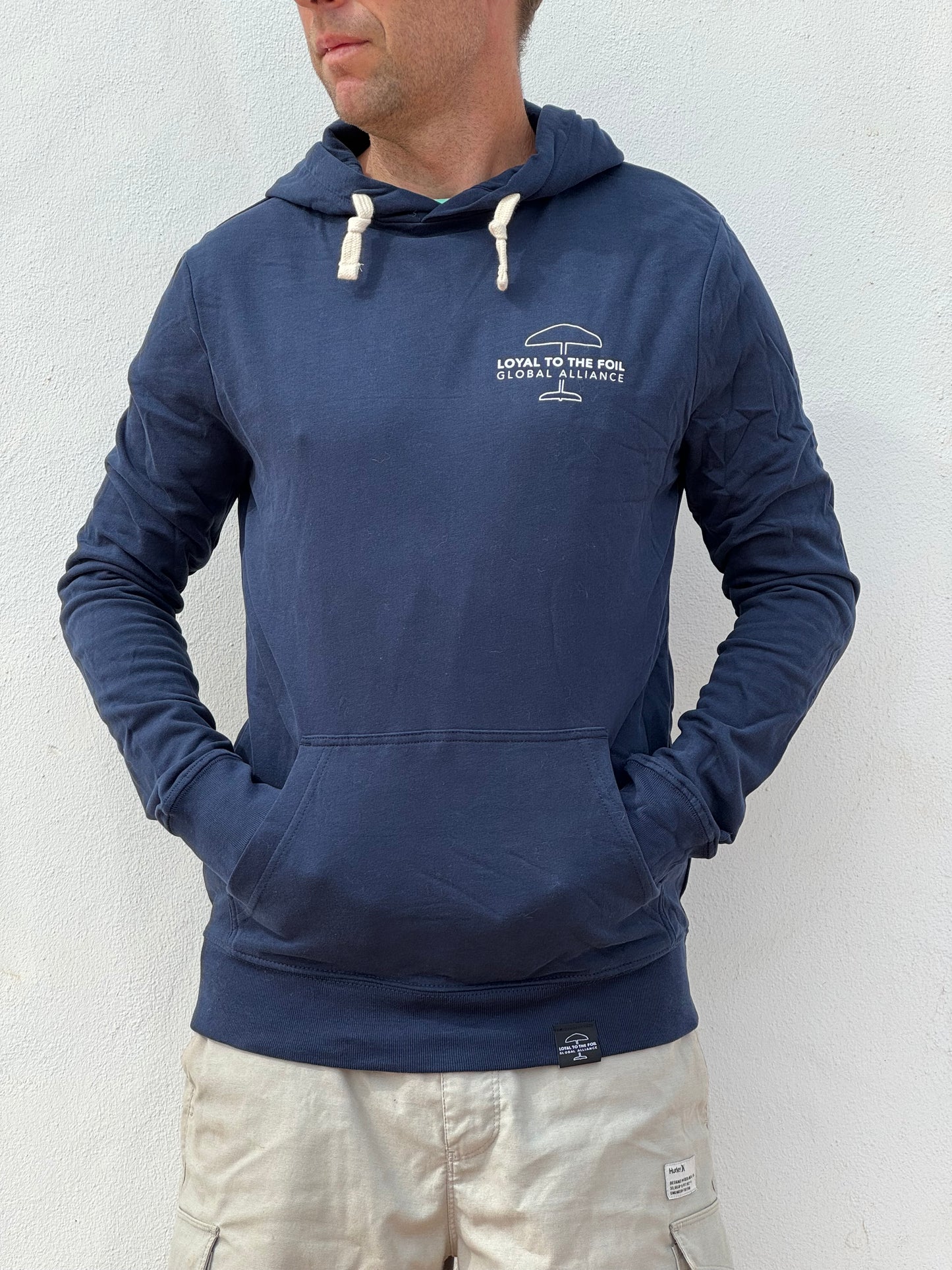 Unisex Loyal To The Foil Pullover Hoodie - Navy Blue - FREE MERCH INCLUDED!