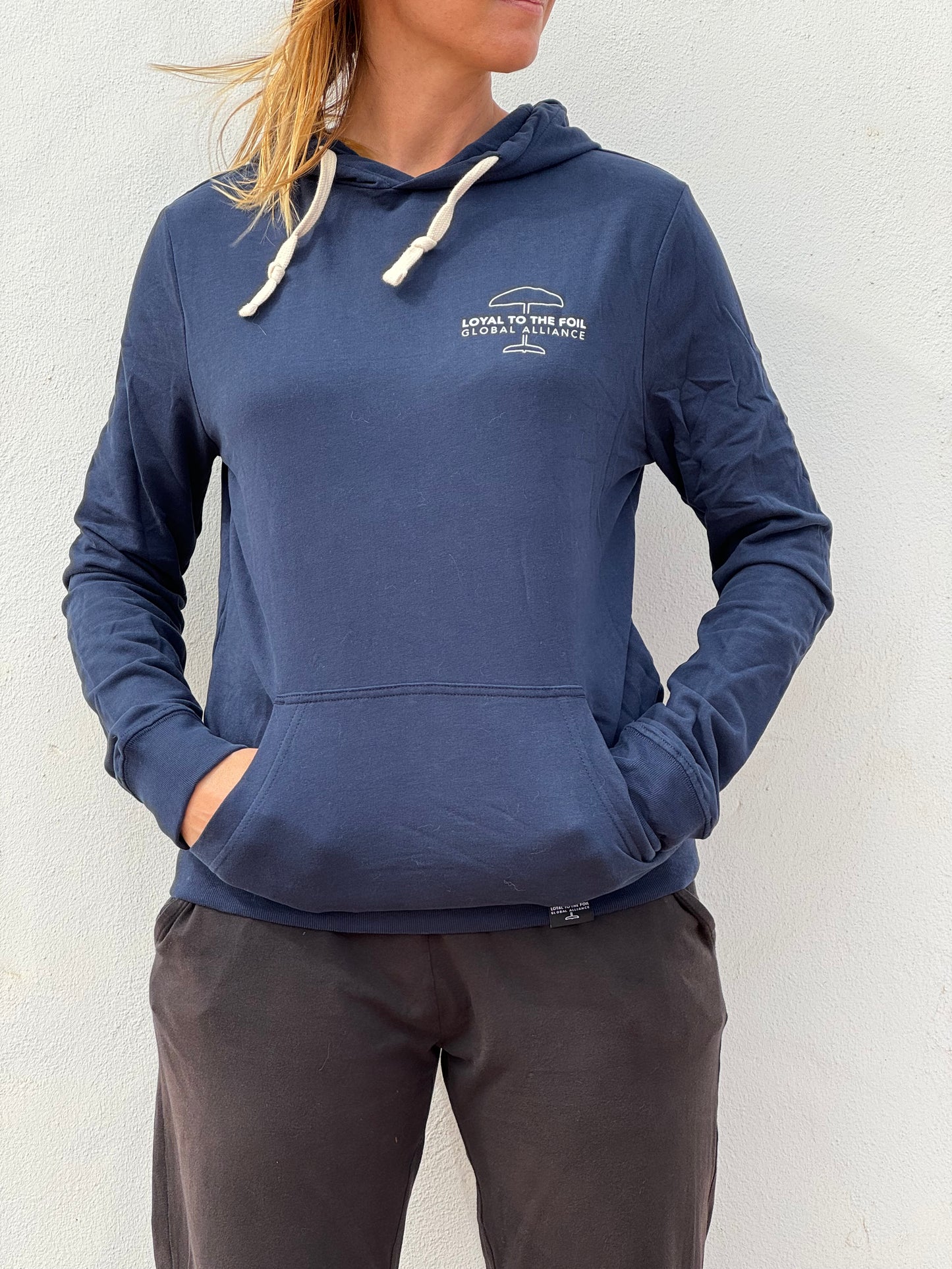 Unisex Loyal To The Foil Pullover Hoodie - Navy Blue - FREE MERCH INCLUDED!