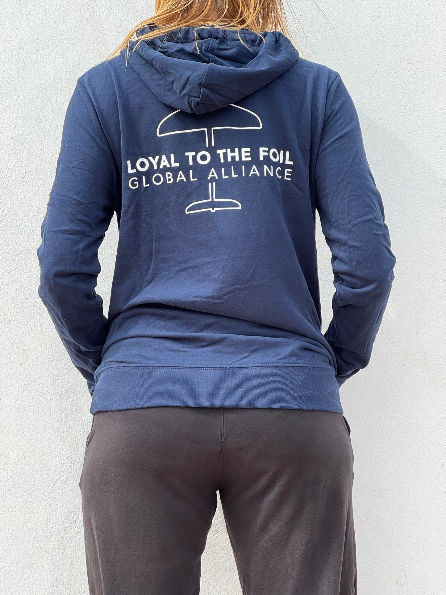 Unisex Loyal To The Foil Pullover Hoodie - Navy Blue - FREE MERCH INCLUDED!