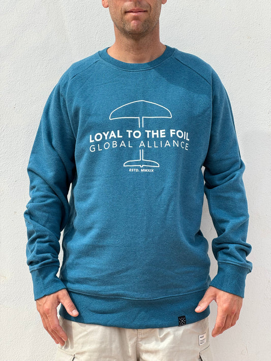 Unisex Loyal To The Foil Sweatshirt - Teal - FREE MERCH INCLUDED!