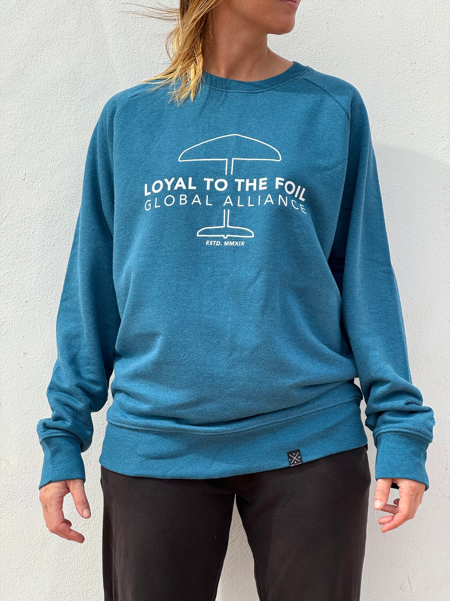 Unisex Loyal To The Foil Sweatshirt - Teal - FREE MERCH INCLUDED!