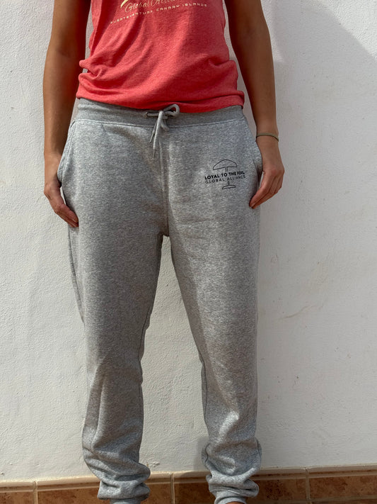 Unisex Loyal To The Foil Organic Joggers  - Heather Grey