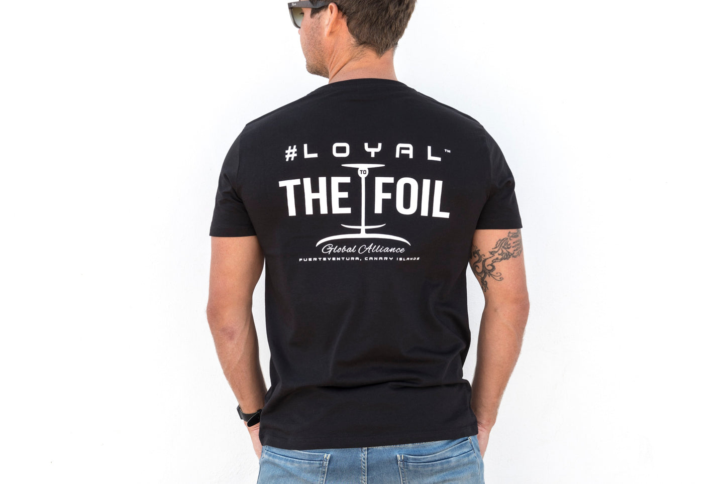 Loyal To The Foil 'X'/Hydrofoil T-Shirt - Heather Green / Black