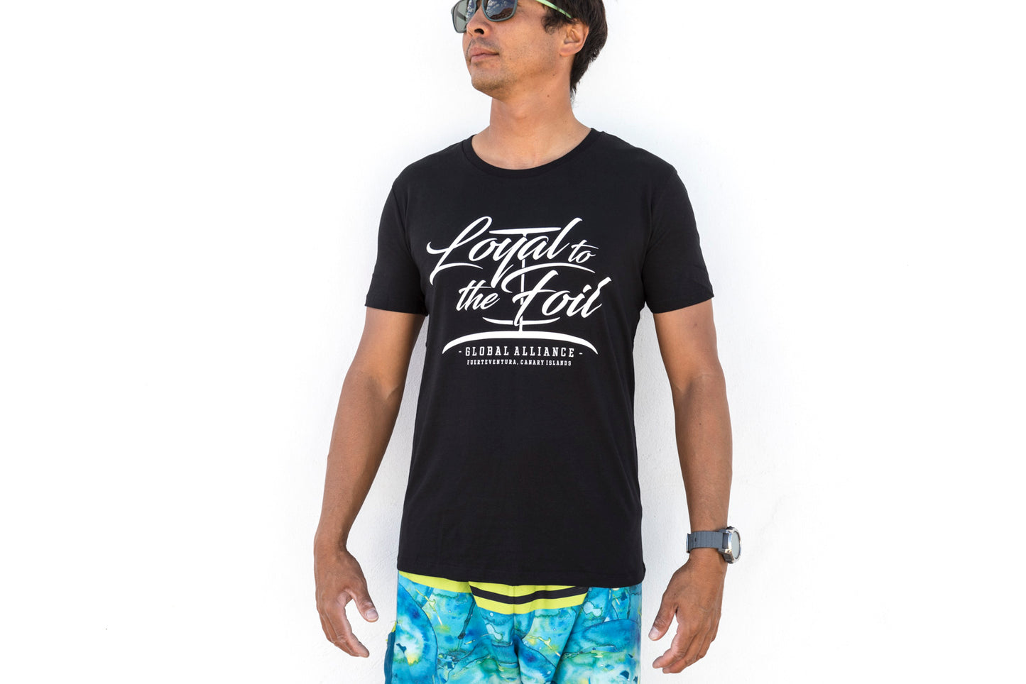 Loyal To The Foil Organic T-Shirt - "Script Logo" - Black