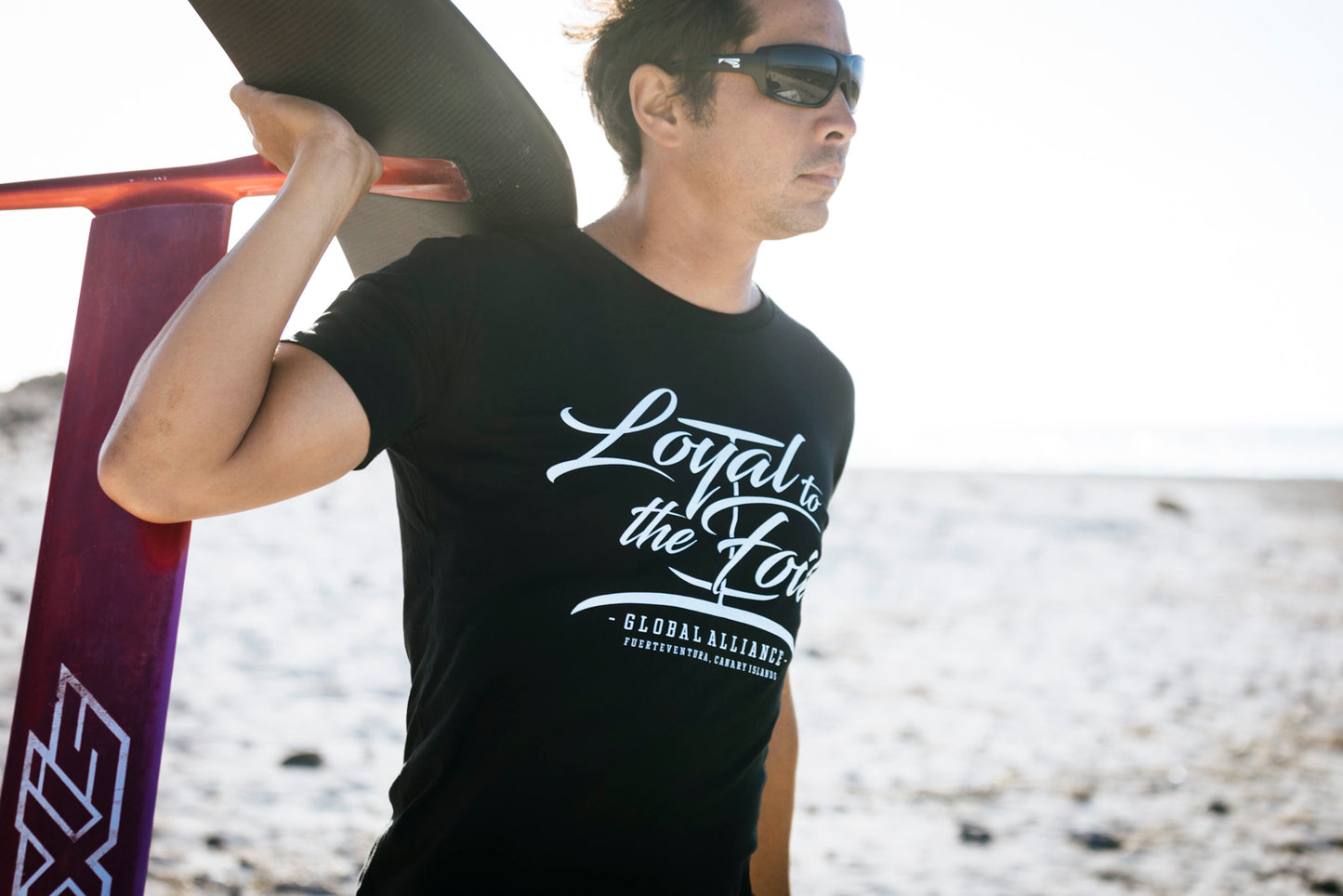 Loyal To The Foil Organic T-Shirt - "Script Logo" - Black